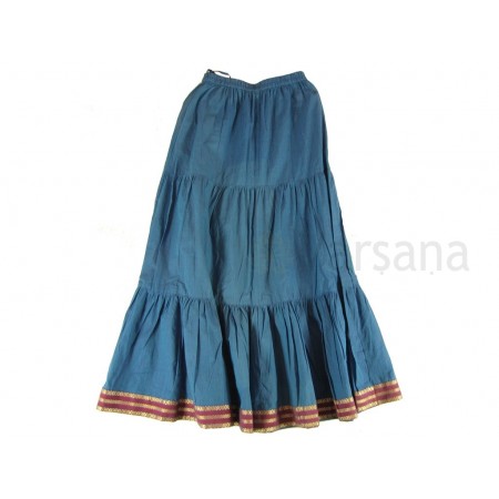 3 Lagen Rok - Blauw
