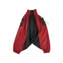 2 Kleuren Harem Broek - Zwart Rood