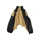 2 Kleuren Harem Broek - Zwart Lichtbruin