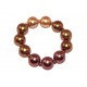 Roze Metallic Parel Armband