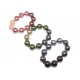 Metallic Parel Armband Set