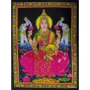 Lakshmi op Katoenen Doek
